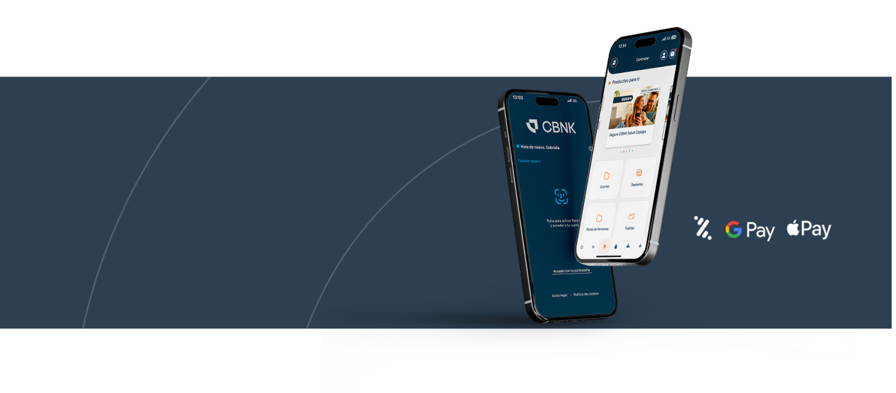 En CBNK podrás utilizar Bizum, Google Pay y Apple Pay para tus transacciones comerciales.